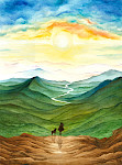 Courage, watercolor, 30x40 cm, 2024